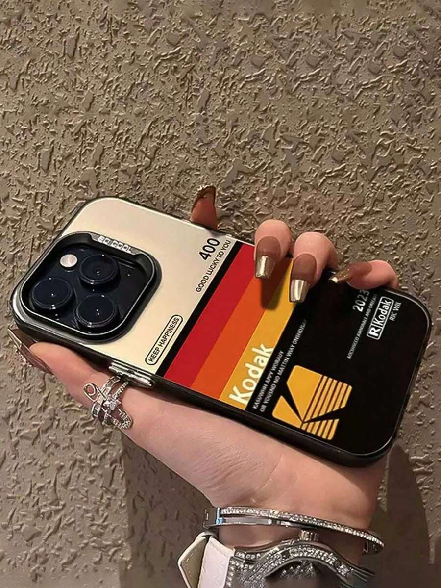 1pc Colorful Silver Camera Lens Protective Phone Case Compatible With Apple 17 Pro MAX, 17, 16 Pro MAX, 16, 11, 12, 13, 14, 15, 12 Pro MAX, 13 Pro MAX, 14 Pro MAX, 15 Pro MAX