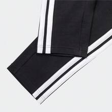Adidas Casual Versatile Loose 3-Stripes Straight Breathable Zip-Up Ankle Cuff Sports Pants, Unisex CY KA8348 - Black - View 6