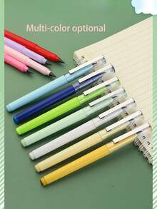 قلم رصاص قابل للمسح لا نهائي 1/2 قطعة، قلم رصاص أبدي للكتابة HB بدون حاجة لشحذ، قرطاسية كاواييي جميلة، لوازم مدرسية