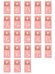 5件套便携式化妆刷套装，带镜子，白色爱心字母A-Z，盒装化妆刷套装，多功能化妆刷套装，带镜盒，迷你多功能化妆笔，粉底刷，眼影刷，新手美妆工具，混合化妆刷收纳盒，化妆刷套装，方便携带，送给女孩的礼物，化妆工具套装，理想礼物，便携式旅行必备，旅行必备品，赠品，专业化妆刷，完整化妆套装 - 粉色 - 查看 2