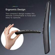 [Universal Remote Control] Universal Remote Control For LED, LCD, HDTV, 4K, 3D Smart TVs - Infrared, Battery Operated, Supports 18 Devices, Electronic Components Included