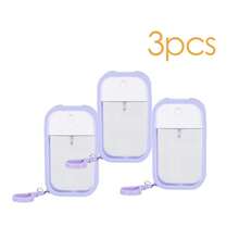 Frascos de spray portáteis de 50 ml - com capa de silicone, gancho e funil, atomização ultrafina para álcool em gel, desinfetante para as mãos, perfume, tônico, repelente de mosquitos e, ideal para viagens e uso diário - Multicolorido - Ver 9