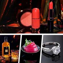 Placa de Reflexão Fotográfica de Acrílico Espelhado Preto - Superfície Brilhante e Durável para Fotografia de Produtos/Retratos/Vídeos e Transmissão Ao Vivo