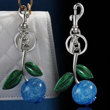 1 Piece Unisex Blueberry Keychain, Fruit Ornament, Bag Charm  Car Keychain, Daily Small Friends - 款式C - 查看 3