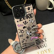 Estuche para 16 15 14 13 12 11 Pro X XR XSMAX 8 Plus de Anime Popular Japonés, Anti-Caídas con Fondo Mate, Estilo Kawaii, Funda Diseñadora, Accesorioóvil, Cubierta Estética Japonesa, Calidad Premium, Acabado Mate, Protector Elegante, Para Fans del Anime y Entusiastas Tecnológicos17 17promax - Negro - Ver 2