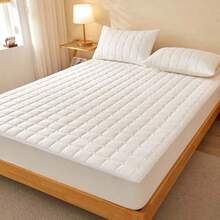 Simple Solid Color Quilted Bedsheet! Practical First Choice! Soft And Dirt Resistant, Machine Washable And Suitable For Multiple Scenarios, Skin Friendly And Soft, Suitable For All Seasons, Skin Friendly, Silent And Dirt Resistant