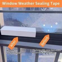 Taśma uszczelniająca jednostronna o wysokiej przyczepności, wiatroodporna, wodoodporna, przeciw zanieczyszczeniom, odpowiednia do okien, kuchni, salonu, sypialni i akademika zimą