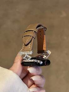 Starry Leather Strap Compatible With 38/40/41/42/44/45/46/49mm Compatible With Apple Watch Strap Ultra/S10/9/8/7/6/5/4/3/2/1