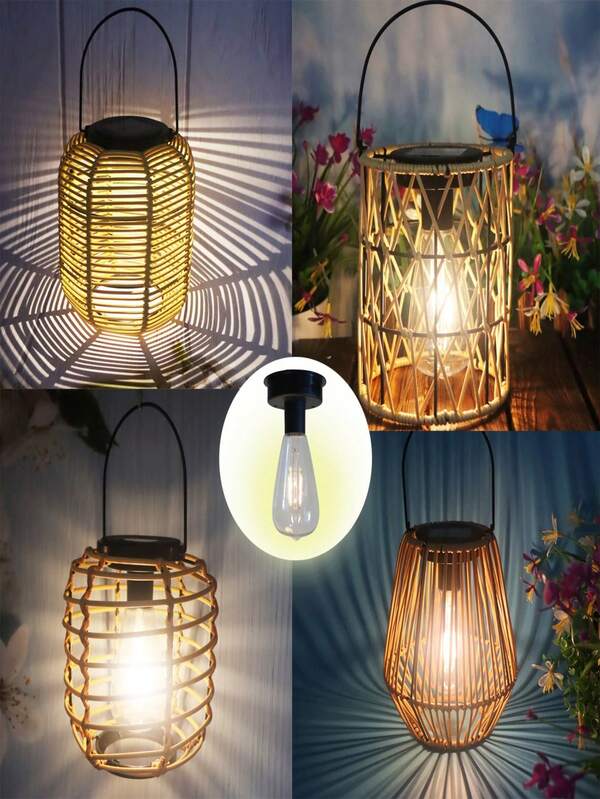 2pcs Outdoor Solar Lantern Battery Box Replacement, Vintage Tungsten Filament Solar Lantern Battery Box Replacement, Solar Outdoor Hanging Lamp, Nickel-Plated Battery (600mAh), Warm Glow Suitable For Garden And Yard | Traditional Decorative Lighting, No Flickering, Retro Style, Suitable For Outdoor Hanging Lamp LED Solar Panel Bulb Cover Lampshade, Suitable For Artificial Garden Yard DIY Decoration Spare Parts, Indoor Atmosphere Lamp