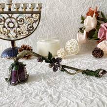 Apagavelas, Apagavelas Único, Apagavelas Decorativo, Herramienta de Metal para Apagar Velas - Morado - Ver 5