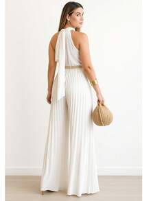 Women Jumpsuits - 白色 - 查看 1