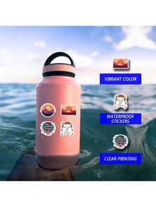 100pcs/Pack Spanish Bible Verses & Inspirational Quotes Vintage Romantic Aesthetic Stickers, Cute & Fun Graffiti Vinyl Stickers For Party Decoration, Gifts, Luggage, Skateboard, Cups, Helmets, Stationery