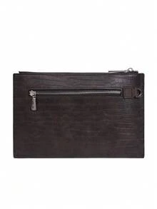 Multi-Functional Long Business Men's Wallet With Multiple Card Slots And Phone Compartment Christmas Gifts - Coffee - View 5