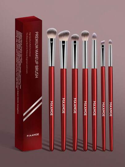 MAANGE 5pcs/7pcs/11pcs/15pcs/18pcs Professional Eye Makeup Brush Set, Includes Eyeshadow Brush, Eyebrow Brush, Eyeliner Brush, Detail Brush And Powder Puff, Made Of Soft Fibers, Skin-Friendly, Suitable For All Skin Types, Convenient And Practical, Ideal For Daily Use And Travel. This Makeup Brush Set Is The Perfect Choice For Women And Girls, As Well As An Ideal Choice For Makeup Brush Sets, Makeup Tool Kits, And Makeup Gift Sets.