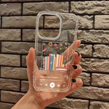 Una funda de teléfono transparente y clara de alta calidad con diseño de libro y música, funda de protección creativa personalizada y elegante, especialmente diseñada para XR/X/XS/XS Max.|11/11 Pro/11 Pro Máx|12/12 Pro/12 Pro Máx| 13/13 Pro/13 Pro Max.| 14/14 Pro/14 Plus/14 Pro Máx.| 15/15 Pro Max/15 Pro/15 Plus| 16/16 Pro/16 Pro Max/16 Plus|Diseño de  17/17 Pro/17 Pro Max/17 Air proporciona regalos ideales para mujeres y niñas para regresar al aula. - Transparente 951 - Ver 6