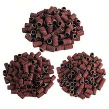 50pcs Nail Sanding Bands, 80# 120# 180# 240# Grit Sanding Bands For Nail Drill Bits, Nail Files, Nail Tools, Nail Polishing Sanding Rings, Extend The Service Life Of Nail Drill Bits