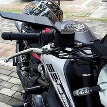 Motorcycle Rearview Mirror Invisible Modified Universal Reflector - Black - View 7