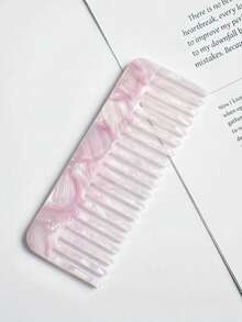 1pc Personalized Name Large Letter Custom Wedding Bridesmaid Gift Hair Comb Brush Acetate Hair Comb, Customized Tortoiseshell Hair Comb, Wide-Tooth Hair Comb, Marble Hair Comb, Bridesmaid Gift, Birthday Gift. Shunfa Anti-Static Electricity,Multi-Functional,Ornamental,Letter,Solid Color,Exquisite,Stylish,Vintage,Modern,Colorful,Leisure,Basics,Casual,Soft,Unique,Customized,Personalized,Custom,Ideal Gifts For Her,Girlfriend,Her,Boyfriend,Friends, Easy Comfort