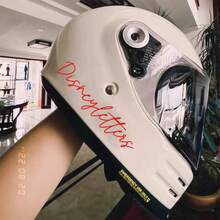 1pc New Design Personalize Custom Name Car Decals Pvc Mural Art Diy Poster For Motorcycle Stickers/Helmet Stickers/Off-Road Vehicle Stickers/Sedan Stickers/Sports Car Stickers/Commercial Vehicle Stickers