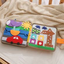 Baby's Early Cloth Book, Enhance Baby's Cognitive Ability, Colorful Cloth Book - Captivating Visual And Auditory Training With Cartoon Animal Tails, Soft Polyester, Children's Learning Toy, Durable Anti-Tear Waterproof Early Education Cloth Book, Stimulate Baby's Tactile And Visual Cognitive Awakening, Suitable For Christmas, Birthday And Other Holiday Gifts! - Multicolor - View 9