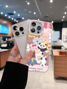 Bonita funda para móvil con temática de fiesta de animales, decorada con adorables animales y un divertido diseño de niña. Es compatible con iPhone 17, iPhone 16, iPhone 16 Pro Max, iPhone 15, iPhone 15 Pro Max, iPhone 14, iPhone 13, iPhone 12 y iPhone 11 Pro. Está hecha de TPU y ofrece protección a prueba de golpes. Perfecta para familiares, amigos, niños, cumpleaños, primavera, vacaciones, novios, novias y San Valentín.