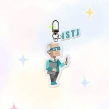 Joivida mbti钥匙扣 MBTI 16个个性商品亚克力钥匙扣书包挂绳配饰人物礼物可爱钥匙扣