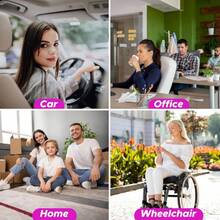 Gel Seat Cushion For Long Sitting (Large & Thick) - Pressure Relief Honeycomb Cushion For Back, Sciatica, Coccyx, Hip & Tailbone Pain | Cushion For Office Chair Pad, Wheelchair & Car,19066094 - 紅色 - 查看 5