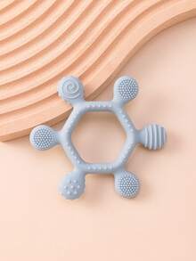 PopLittleOne 1 món đồ chơi gặm nướu bằng silicone cho bé màu trơn họa tiết dễ thương phụ kiện mềm cho trẻ sơ sinh rèn luyện xúc giác đồ dùng cho bé - Nhiều màu - Xem 13
