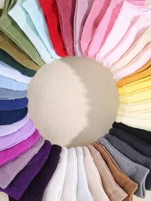 1/10/20 Pairs Random Solid Color Toddler Autumn Socks, Winter Newborn Socks, Newborn Essentials, Baby Baptism Gift, Halloween, Christmas, Autumn Decoration - Multicolor - View 4