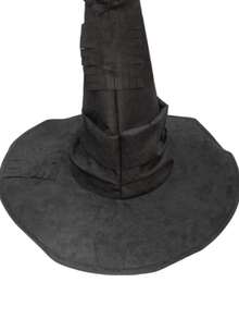 1pc Charming Witch Hat With Patch, Plush Hat For Christmas Party, Halloween Dance Performance Costume, Headwear Prop For Masquerade Ball, Holiday Gathering, Outdoor Activities, Ideal Gift - Multicolor - View 7