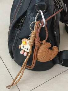 PU Faux Ox Horn Bag Charm - Multicolor - View 16