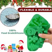 Silicone Cookie Baking Mold Set - Non-Stick Heat-Resistant Cookie Cutters For Oven/Freezer/Dishwasher, Reusable Cake Decorating Tools With 8 Shapes (Snowflake/Star/Heart/Tree Etc.)