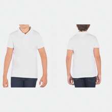 Young Boys Polo Shirts - 白色 - 查看 1