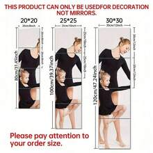 4pcs Square Acrylic Mirror Tiles, 20cm & 30cm, Suitable For Wall, Living Room, Bedroom DIY Decor, Removable Self-Adhesive Mirror Stickers, Craft Mirrors Room Decor Bedroom Decor Kitchen Decor Wall Sticker Wall Decor