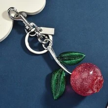 1 Piece Unisex Blueberry Keychain, Fruit Ornament, Bag Charm  Car Keychain, Daily Small Friends - 款式C - 查看 7