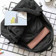 Lightweight Multi-Compartment Backpack For High School Students, Large Capacity Travel Backpack, High Value Multi-Purpose Backpack For Men And Women - Black - View 6