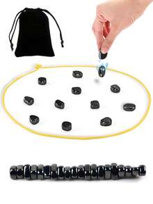 32 piezas Juego de ajedrez magnético, adecuado para regalos de fiesta, juego de estrategia de mesa, adecuado para noches de juegos familiares, divertido juego para dos jugadores