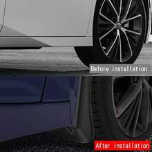 Guardabarros de coche compatibles con Prius 2023 2024, accesorios para piezas de automvil, guardabarros delantero y trasero, juego de 4 unidades - Negro - - Ver 6