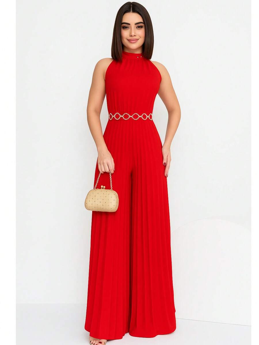 Women Jumpsuits - Đỏ - Xem 1