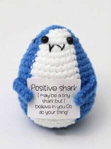 1 Adorable Shark Crochet Toy - 30-Minute DIY Project, Perfect Birthday Gift For Shark Lovers - Ideal For Birthdays, Holidays, Christmas, Valentine's Day Gifts Great White Shark, Shark Gifts, Shark, Adorable Crochet Toy