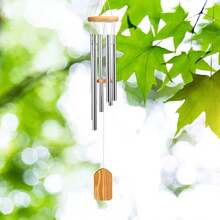 Campanas de Viento, Campanillas de Viento Grandes Conmemorativas de Simpatía a Prueba de Agua con Tubos de Metal para Decoración de Jardín y Balcón Al Aire Libre, Campanas de Viento metálicas - 1 - Ver 8