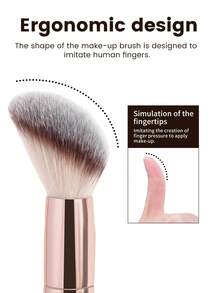 MAANGE 1pc/2pcs/3pcs Professional Dual-Head Facial Makeup Brush,Soft To Touch,Multifunctional Makeup Tool,With Paper Box,Contain Powder Brush,Blush Brush,Concealer Brush,Smudge Brush,Foundation Brush,Contour Brush,Blending Brush,Gentle On Skin,Suitable For All Skin Types,For Perfect For Daily Use And Travel,Gift For Women & Girl,Foundation Brush,Concealer Brush,Blush Brush,Contour Brush,Blush Brush,Bronzer Brush,Powder Brush,Foundation Brush,Blush Brush - Dusty Pink - View 8