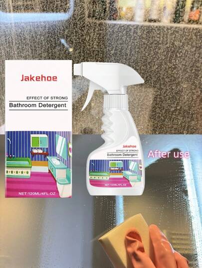 Glass And Tile Cleaner Bottle 120ml - A Powerful Cleaning Spray For Home Windows, Bathroom Mirrors, And Windshields That Removes Dirt, Dust, And Grease. Glass And Tile Cleaning Liquid, Bathroom Cleaner, Stain Remover.