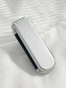 1/2pcs Folding Hairdressing Comb, With Airbag And Handheld Makeup Mirror, Portable Compact Comb With Makeup Mirror, Air Cushion Comb Ideal, For Daily Use And Travel Hair Brush, Special Mirror Integrated Comb, Hair Brush For Ladies And Girls