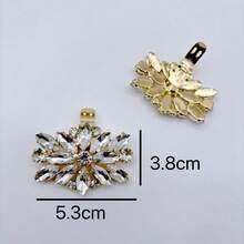 2 pezzi Accessori per tacchi alti, decorazioni per scarpe, facili da applicare e rimuovere, adatti per tacchi alti, scarpe da sposa, uso all'aperto, matrimonio, festa, casa, vacanza, scuola, ufficio e altre occasioni - Multicolore - Visualizzare 3