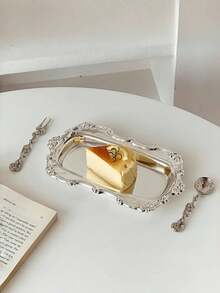 1 件北欧复古蛋糕盘、甜点架、茶会托盘、珠宝蜡烛香炉、早餐盘 - 彩色 - 查看 3