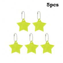 Reflective Keychains, Star And Heart Shape Bag Charms For Night Safety, Camping Travel Essentials, Christmas Gift For Friends, Reflective Keyring For Backpack Pet Stroller Wheelchair Accessories (Multicolor) - Multicolor - View 12