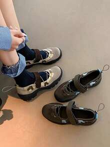 2025 New Design Functional Ballet Dance Sneakers For Women, Fall, Autumn, Thick Sole Mary Jane Shoes,Flats,Mary Jane