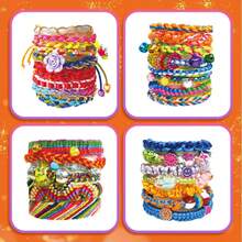 Popular Handmade Bracelet Set, The Best Creative Birthday Gift For Girls, A Toy Set For Making Colorful String Bracelets, Suitable For Beginners To DIY Bracelets - Orange - View 3