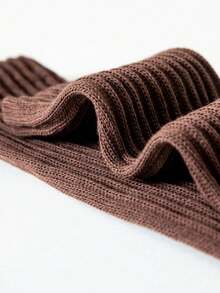 1 Pair Women's Knee High/Over-The-Knee/Mid-Calf/Solid Color Leg Warmers, Versatile, Comfortable And Warm For Daily Wear, Suitable For All Seasons